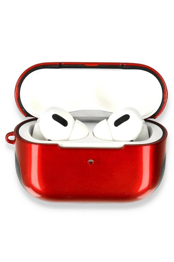 Airpods Pro (1.nesil) 3in1 Kılıf - Kırmızı - Image 1