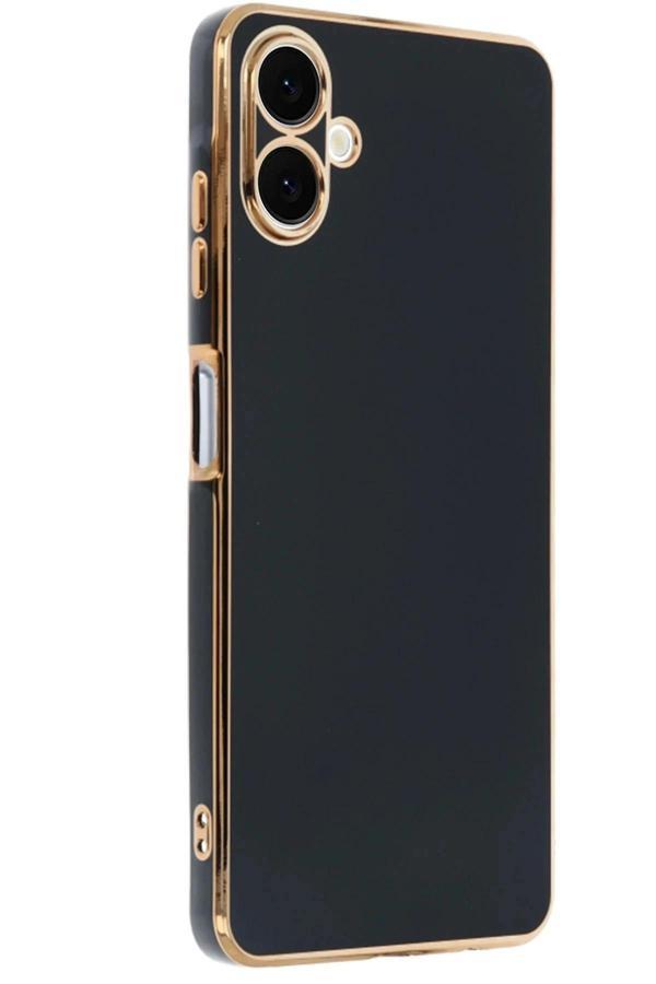Samsung Galaxy A06 Kılıf Volet Silikon - Siyah - Image 1