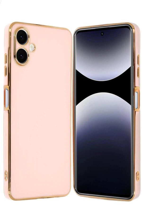 Samsung Galaxy A06 Kılıf Volet Silikon - Pembe - Image 1