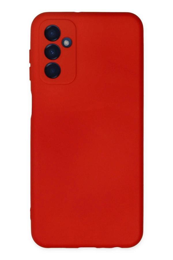 Samsung Galaxy M23 Kılıf Nano içi Kadife Silikon - Kırmızı - Image 1