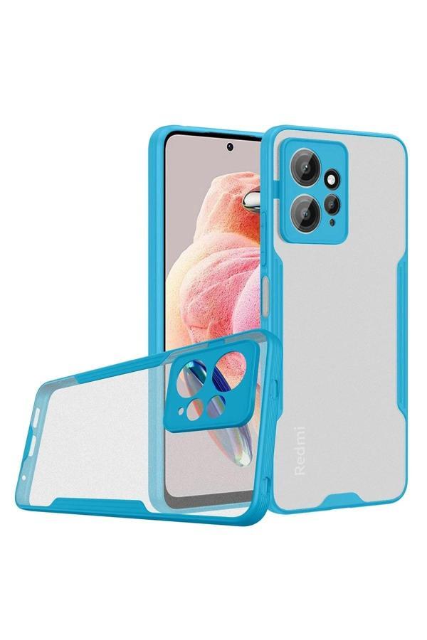 Xiaomi Redmi Note 12 4G Kılıf Platin Silikon - Mavi - Image 1