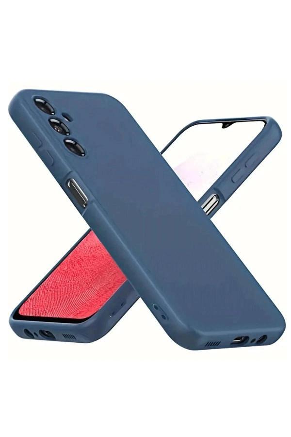 Samsung Galaxy A34 5G Kılıf First Silikon - Lacivert - Image 1