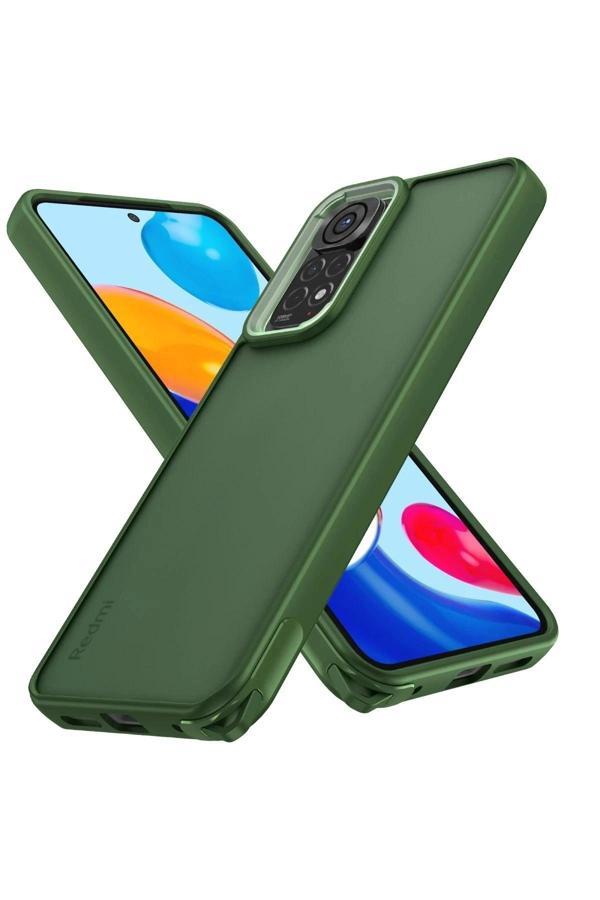 Xiaomi Redmi Note 11 Pro Kılıf Elegant Kapak - Yeşil - Image 1