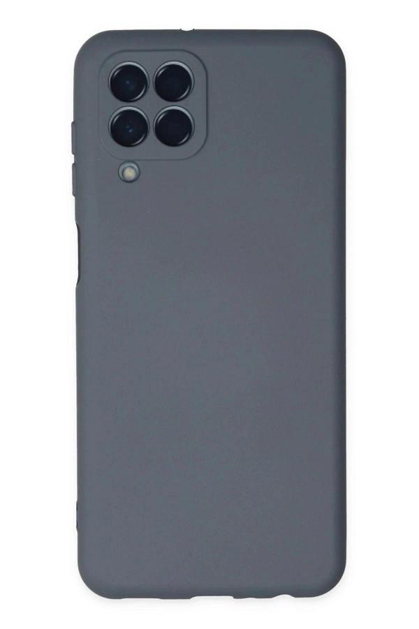 Samsung Galaxy M33 Kılıf Nano içi Kadife Silikon - Gri - Image 1