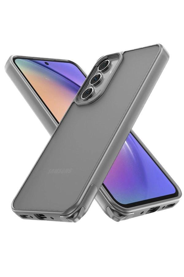 Samsung Galaxy A05S Kılıf Elegant Kapak - Titan Gri - Image 1