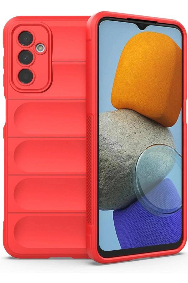 Samsung Galaxy M23 Kılıf Optimum Silikon - Kırmızı - Image 1