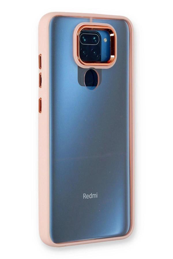 Xiaomi Redmi Note 9 Kılıf Dora Kapak - Pudra - Image 1