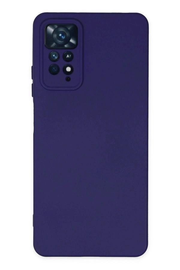 Xiaomi Redmi Note 11 Pro Kılıf Nano içi Kadife Silikon - Mor - Image 1