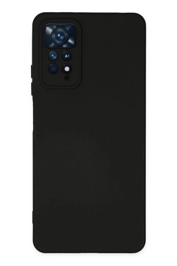 Xiaomi Redmi Note 11 Pro Kılıf Nano içi Kadife Silikon - Siyah - Image 1