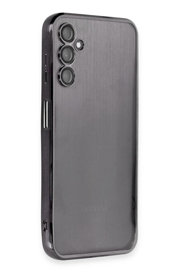 Samsung Galaxy A14 4G Kılıf Lensli Silikon - Siyah - Image 1