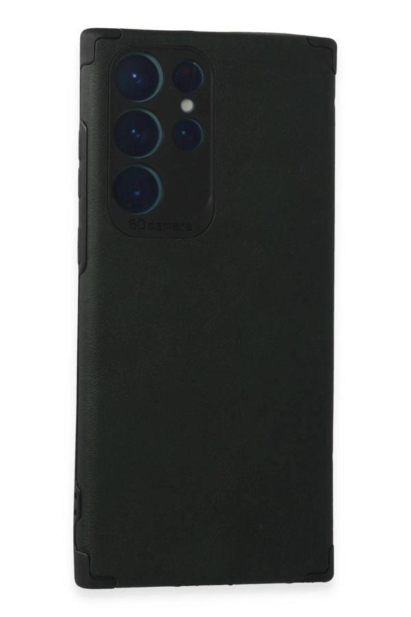 Samsung Galaxy S22 Ultra Kılıf Loop Deri Silikon - Yeşil - Image 1