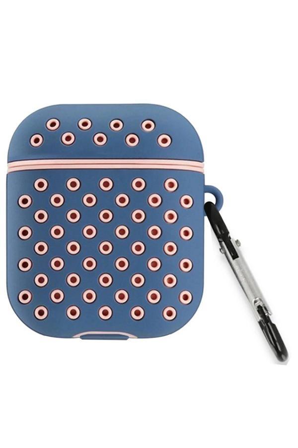 Airpods 3 (3.nesil) Spor Delikli Kılıf - Mavi-Pembe - Image 1
