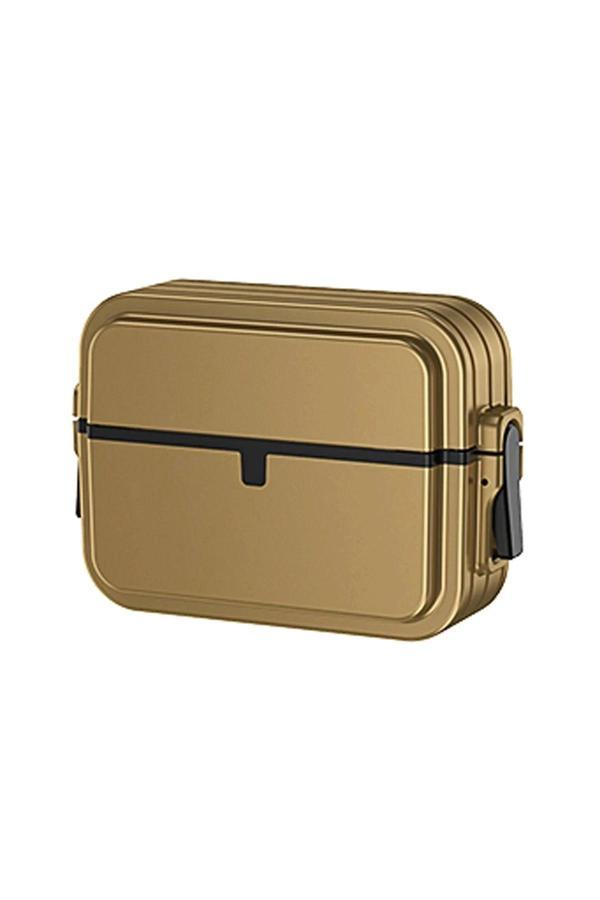 Airpods Pro 2 (2.nesil) 404 Kilitli Kılıf - Gold - Image 1