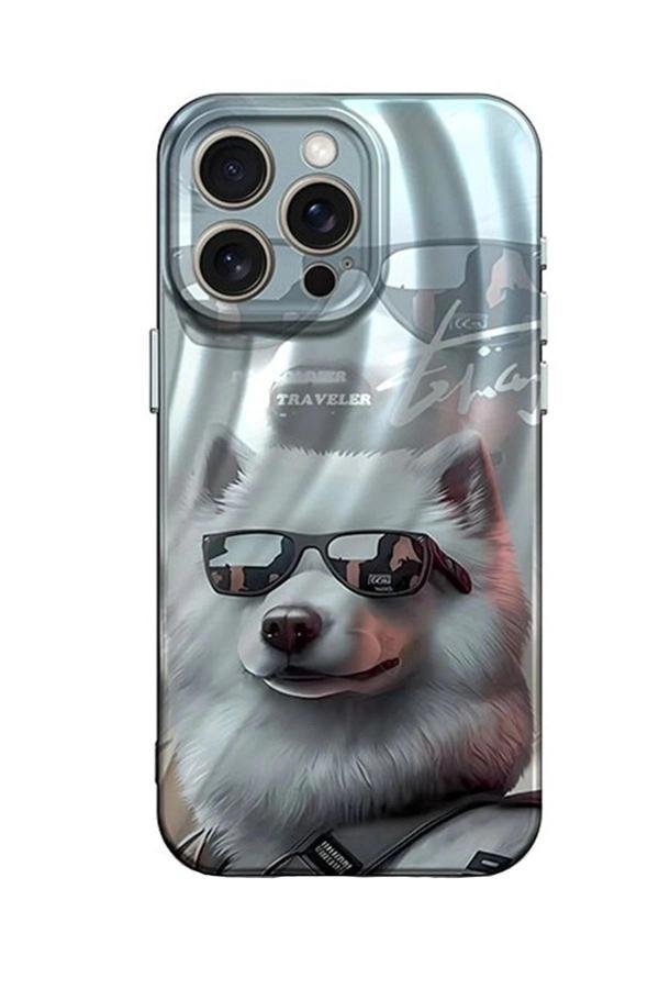 iPhone 13 Pro Kılıf Crew Desenli Kapak - Köpek - Image 1