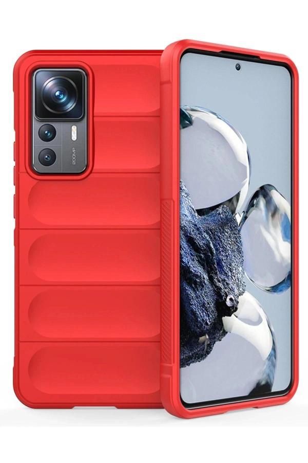 Xiaomi Mi 12T Pro Kılıf Optimum Silikon - Kırmızı - Image 1
