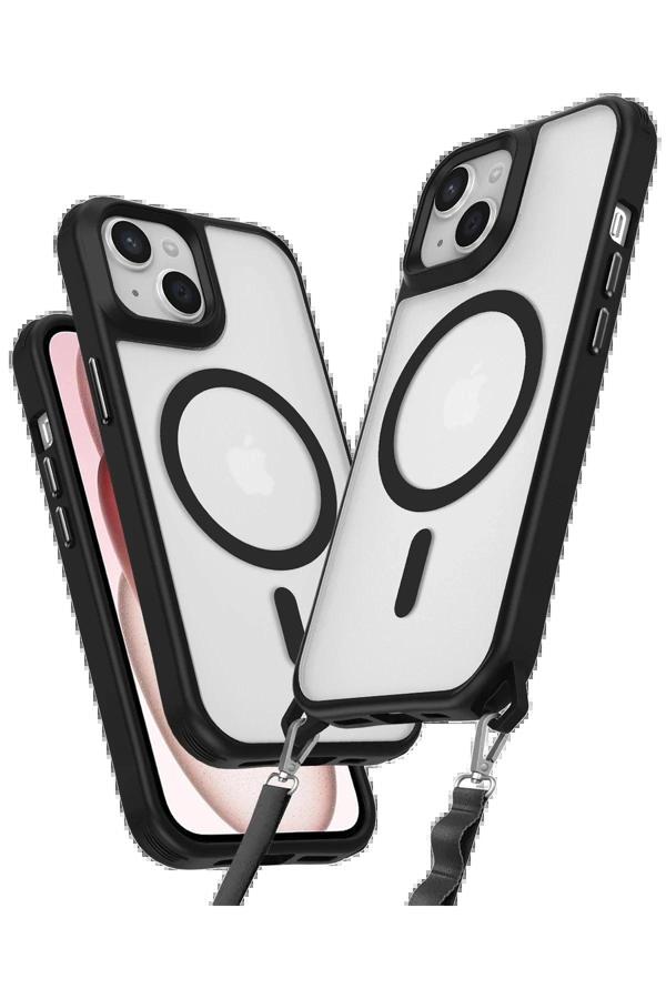 iPhone 14 Kılıf Enka Magsafe Silikon Kılıf - Siyah - Image 1