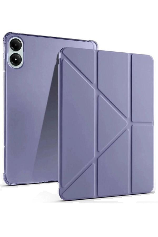 Xiaomi Redmi Pad Pro 12.1 Kılıf Kalemlikli Mars Tablet Kılıfı - Lila - Image 1