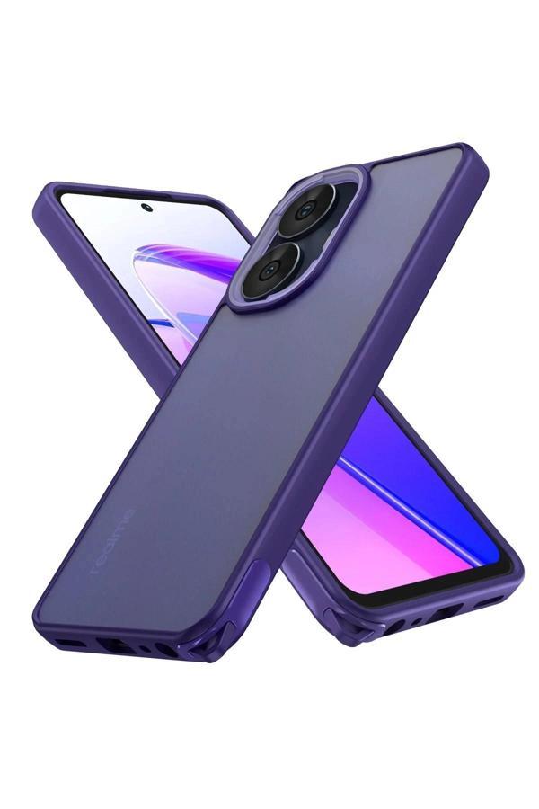 Realme C55 Kılıf Elegant Kapak - Derin Mor - Image 1
