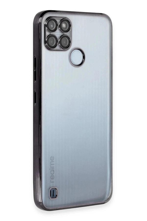 Realme C25Y Kılıf Lensli Silikon - Siyah - Image 1