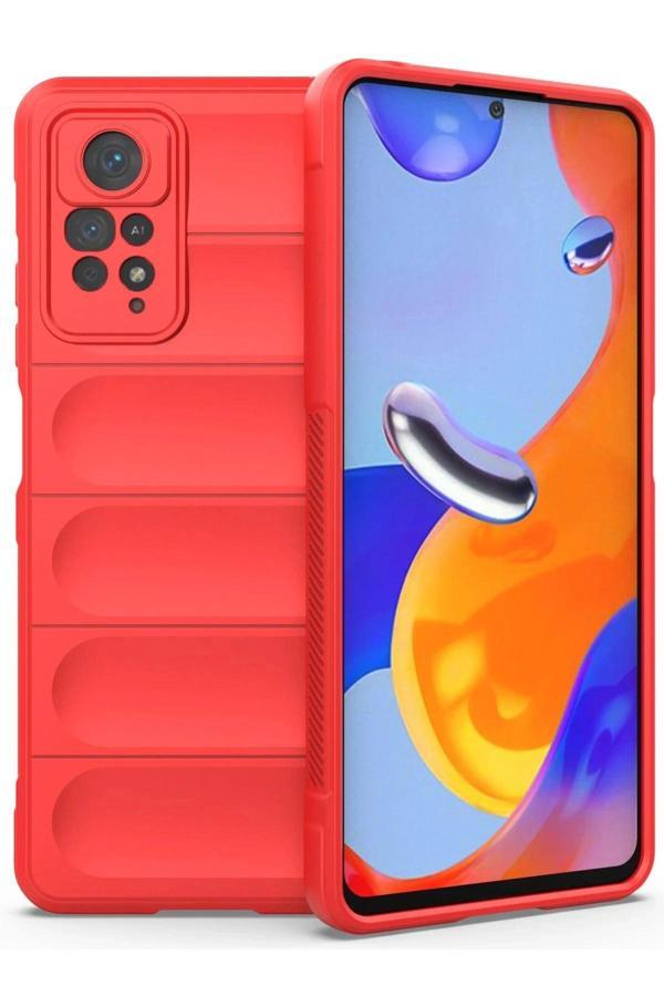 Xiaomi Redmi Note 11 Pro Kılıf Optimum Silikon - Kırmızı - Image 1