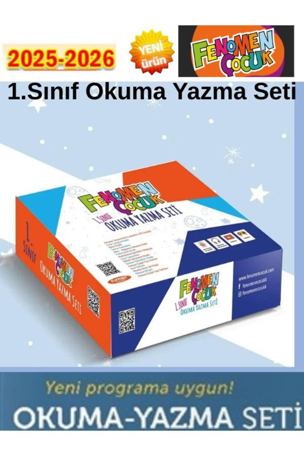 Fenomen Çocuk 1. Sınıf Okuma Yazma Seti 2025-2026 Sezon Müfredatı Yeni Maarif Müfredat - Fenomen Yayıncılık - Image 1