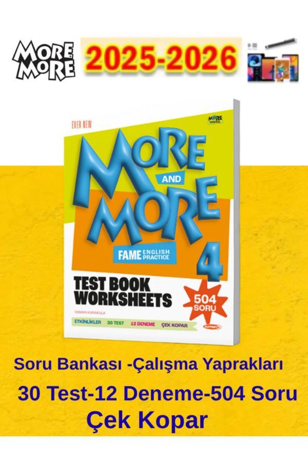 More & More 2025-2026 4.Sınıf 4 Fenomen Test Book Worksheets+Android Kalem - Fenomen Yayıncılık - Image 1