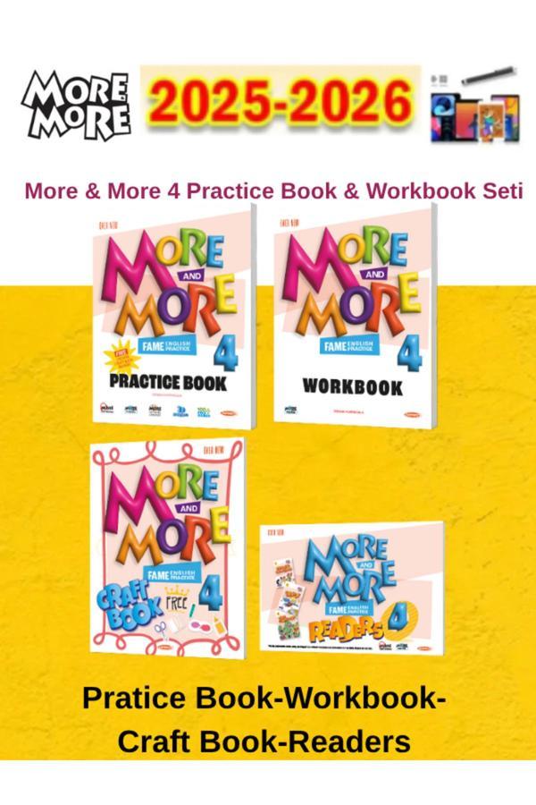More & More 2025-2026 4.Sınıf 4 Practice Book & Workbook Seti+Android Kalem - Fenomen Yayıncılık - Image 1