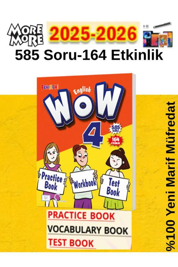 More & More 4.Sınıf Wow English 4 Practice Book + Workbook + Test Book - Fenomen Yayıncılık - Image 1