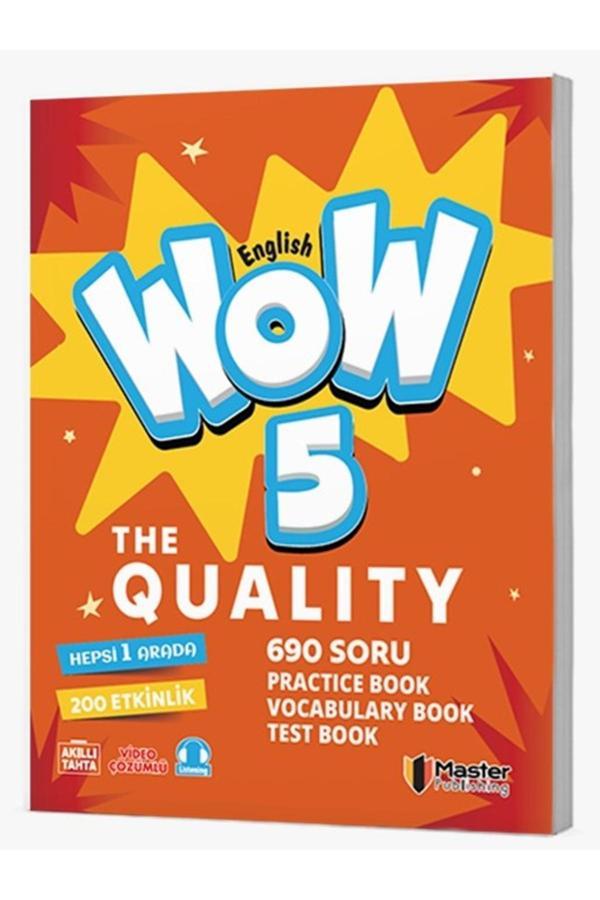 Wow English 5 The Quality Practice Book Vocabulary Book Test Book - Fenomen Yayıncılık - Image 1