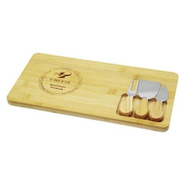 Bambu Peynir Kesme Sunum Tahtası - Image 1
