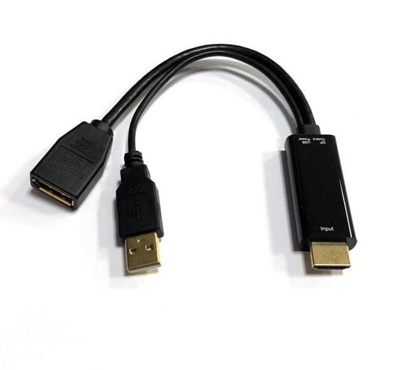 Beek HDMI &lt;-&gt; DisplayPort (DP++) Adaptör, HDMI Tip A Erkek Giriş,  DP Dişi Çıkış, DP 1.2, 4KX2K@30Hz çözünürlük - Image 1