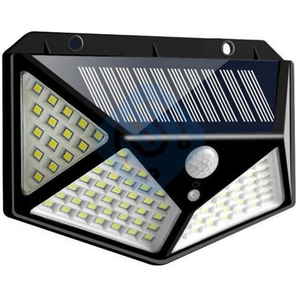 100 Led DIŞ Mekan Solar Aydınlatma Fotoselli Solar Lamba Hareket Sensörlü - Image 1