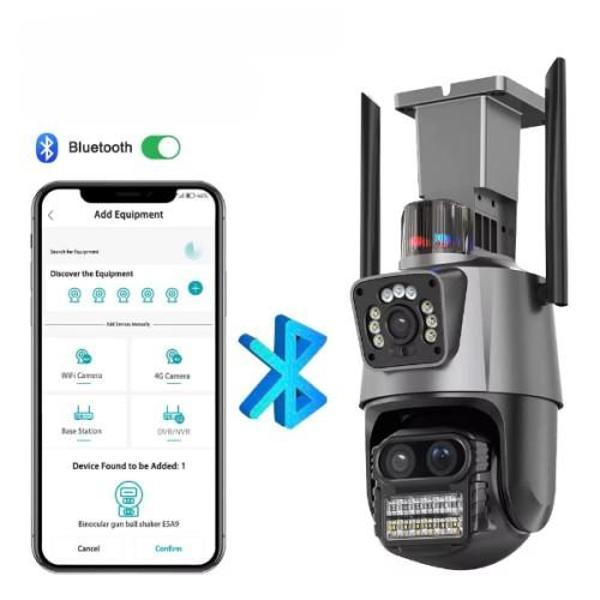 3 Lens Wi-Fi Güvenlik Kamerası - Image 1