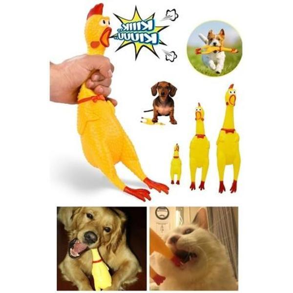 Ses Çıkaran Tavuk Kedi Köpek Oyuncağı - Image 1