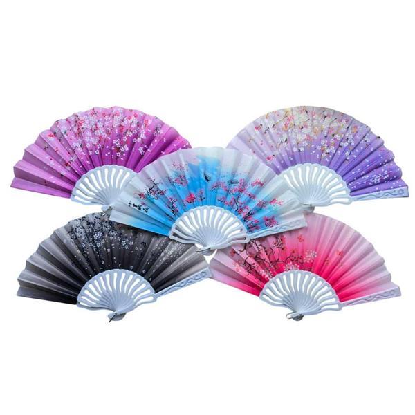 Plastik Kumaş Yelpaze 12 li Karışık OB-047 - Image 1