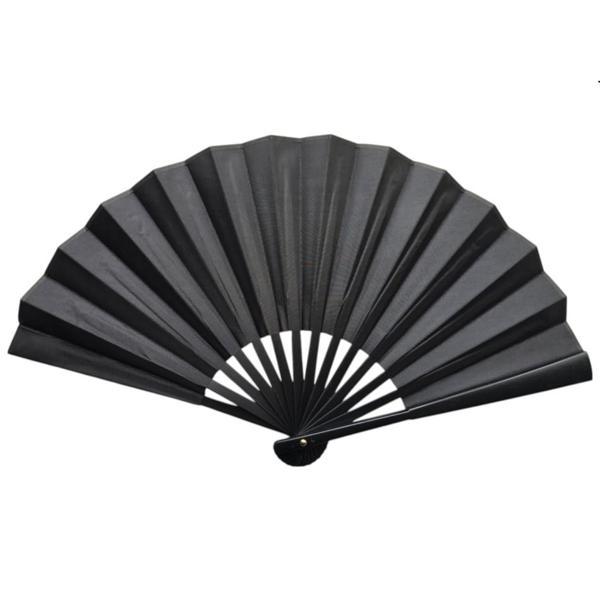 Plastik Kumaş Yelpaze 12 li Siyah - Image 1