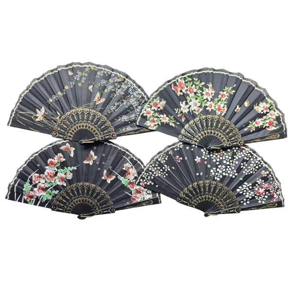 Plastik Kumaş Yelpaze 12 li Karışık OB-052 - Image 1