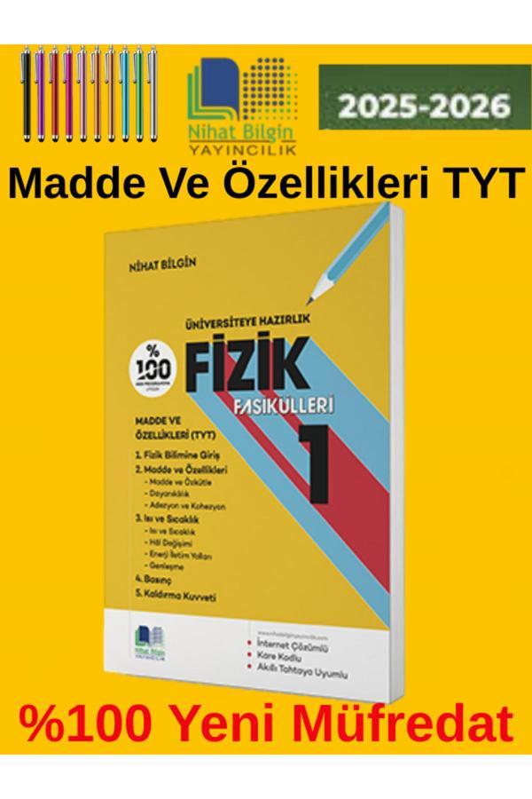 Nihat Bilgin Güncel Üniversiteye Hazırlık Fizik Fasikülleri 1+Dokunmatik Kalem - Nihat Bilgin Yayıncılık - Image 1