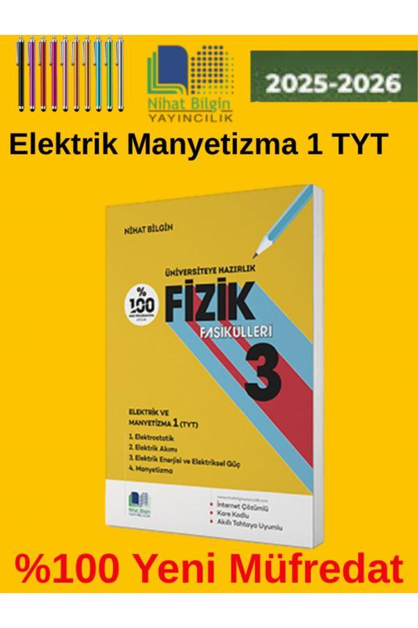 Nihat Bilgin Güncel Üniversiteye Hazırlık Fizik Fasikülleri 3+Dokunmatik Kalem - Nihat Bilgin Yayıncılık - Image 1
