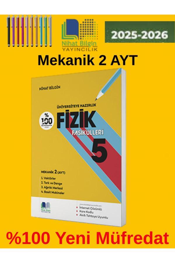 Nihat Bilgin Güncel Üniversiteye Hazırlık Fizik Fasikülleri 5+Dokunmatik Kalem - Nihat Bilgin Yayıncılık - Image 1