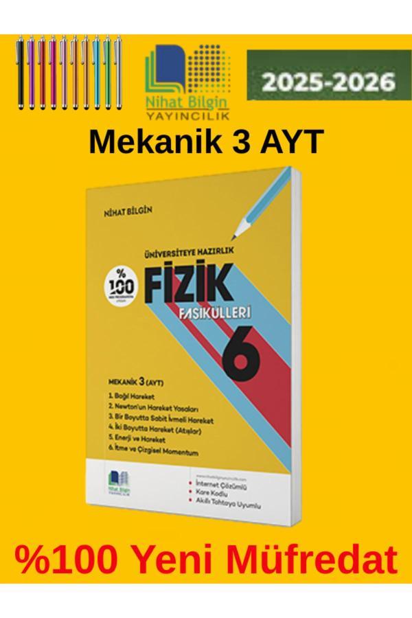 Nihat Bilgin Güncel Üniversiteye Hazırlık Fizik Fasikülleri 6+Dokunmatik Kalem - Nihat Bilgin Yayıncılık - Image 1