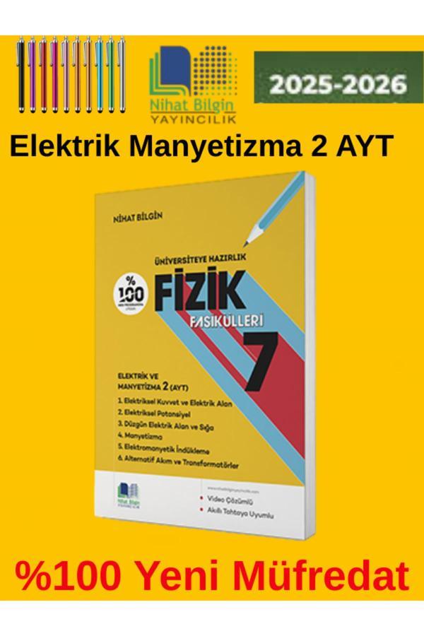 Nihat Bilgin Güncel Üniversiteye Hazırlık Fizik Fasikülleri 7+Dokunmatik Kalem - Nihat Bilgin Yayıncılık - Image 1