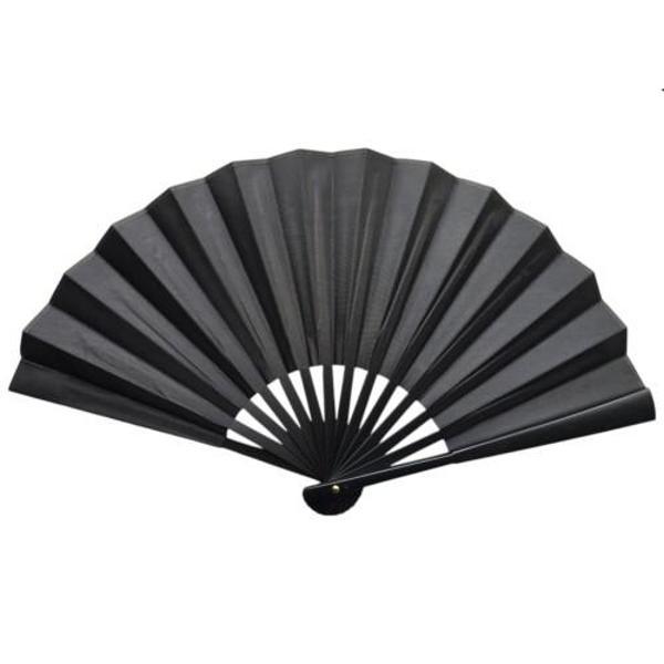 Plastik Kumaş Yelpaze 12 li Siyah - Image 1