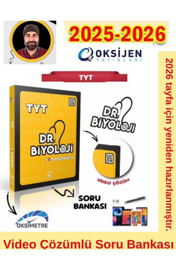 Oksijen Yayınları 2026 Tayfa Dr Biyoloji Video Çözümlü Soru Bankası+Kalem(Yeni Ürün)+Kalem - Oksijen Yayınları - Image 1