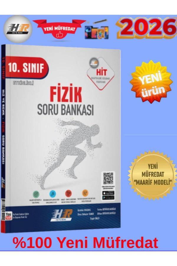 Hız Ve Renk Hit 10.Sınıf Fizik %100 Yeni Maarif Müfredat Soru Bankası+ Tablet Kalem - Hız ve Renk Yayınları - Image 1