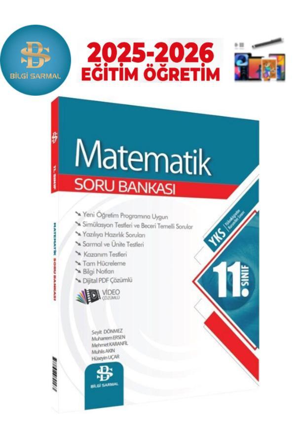 Bilgi Sarmal 2025-2026 11.Sınıf Matematik Video Çözümlü Soru Bankası+Android Kalem - Bilgi Sarmal Yayınları - Image 1