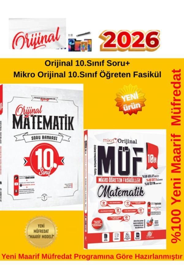 10.Sınıf Mikro Orijinal Matematik Möf Öğreten Set-10.Sınıf Matematik Soru Bankası Seti - Orijinal Yayınları - Image 1