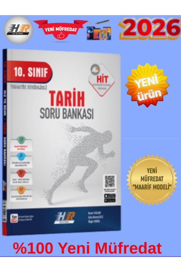 Hız Ve Renk Hit Tarih %100 Yeni Maarif Müfredat Soru Bankası+Kalem(Yeni Ürün) - Hız ve Renk Yayınları - Image 1