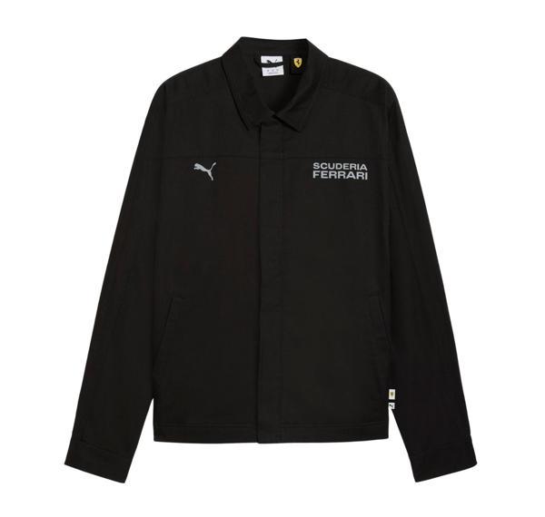 632749-01 Puma Ferrari Lifestyle Jacket Erkek Ceket Siyah - Image 1