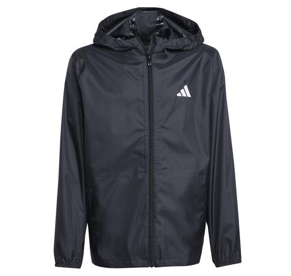 JL9046-C adidas J Raın Jkt &Ccedil;ocuk Yağmurluk-R&uuml;zgarlık Siyah - Image 1